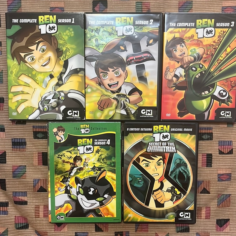 BEN 10 dvd bundle
